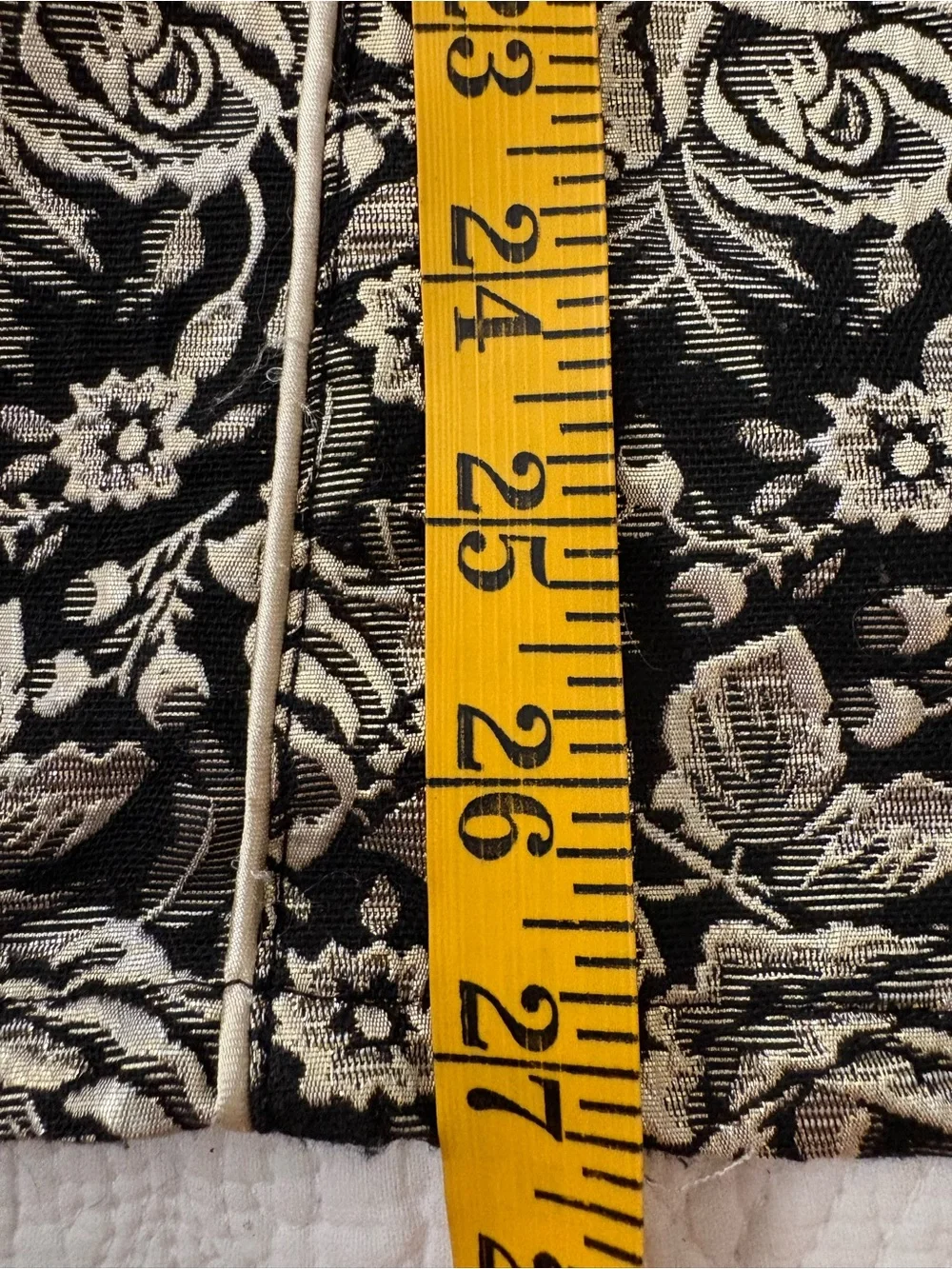 Children’s Place sleeveless dress in metallic gold/black brocade.size 8. Great!